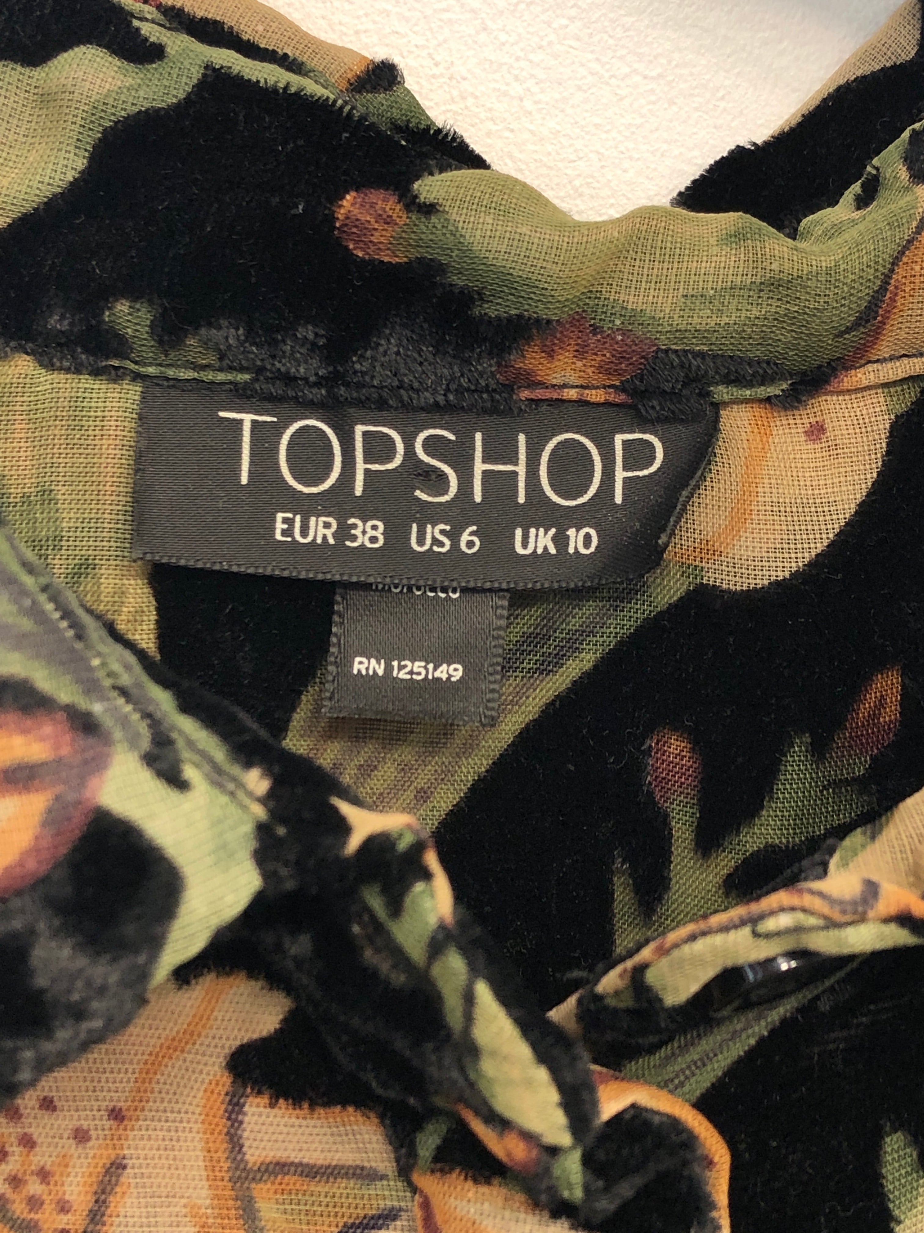Topshop Bluse